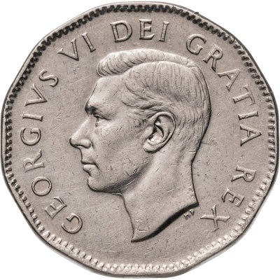 купить Канада 5 центов (cents) 1949