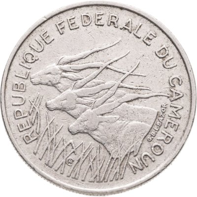 купить Камерун 100 франков (francs) 1971