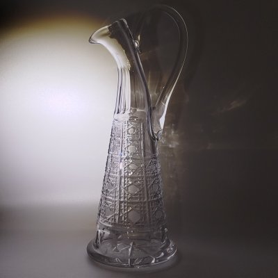 купить Графин (декантер) с узором "русский камень", хрусталь, алмазная грань, СССР, 1970-1990 гг.