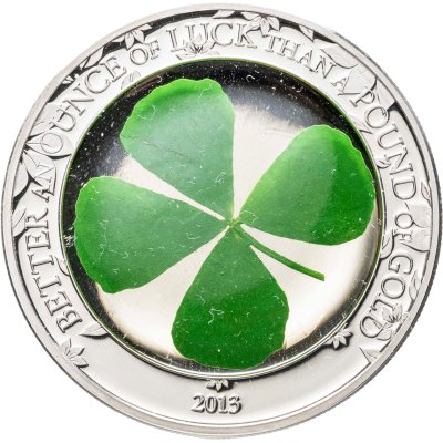 купить Палау 5 долларов 2013 "Клевер на удачу", с сертификатом