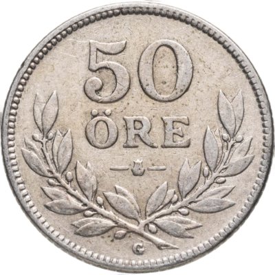 купить Швеция 50 эре 1938