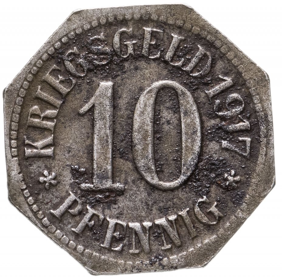 купить Германия (Висбаден) нотгельд 10 пфеннигов 1917