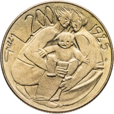 Купить Сан-Марино 200 лир (lire) 1985   "Борьба с наркотиками"