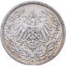 Купить Германия 1/2 марки (mark) 1907 A  знак монетного двора: "A" - Берлин