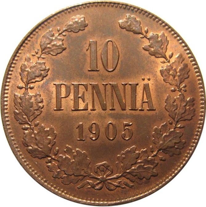 купить 10 пенни 1905 года