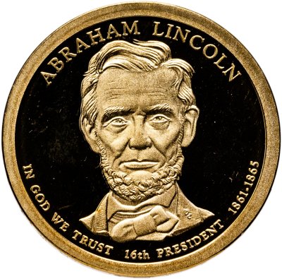 купить США 1 доллар 2010 S Авраам Линкольн (16-й президент США)