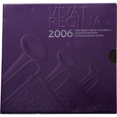 купить Великобритания 5 фунтов 2006 "80 лет со дня рождения Королевы Елизаветы II" в буклете