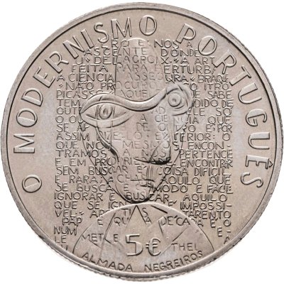 купить Португалия 5 евро (euro) 2016 Модернизм