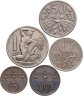 Купить Чехословакия набор монет 1922-1923 (5 штук)