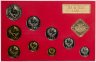 Купить Годовой набор монет СССР ЛМД 1991 (9 монет с жетоном в жесткой упаковке)