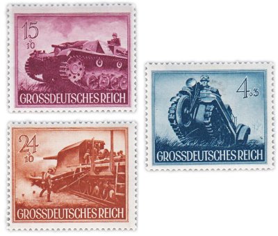 купить Германия, Третий рейх набор из 3 марок 1944 "Армия"
