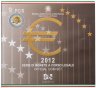 Купить Италия 2012 официальный годовой набор евро из 9 монет в буклете