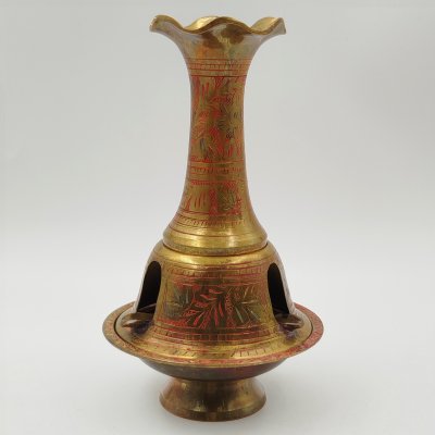 купить Карандашница вазообразной формы на квадратной подставке, латунь, камень, Российская империя, 1880-1915 гг.