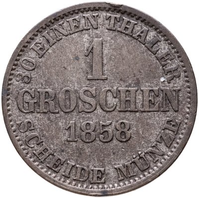 купить Ганновер 1 грош 1858
