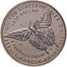 Купить США 50 центов (1/2 доллара, half dollar) 2018 D осведомленность о раке молочной железы знак монетного двора:  "D" - Денвер, в буклете с маркой