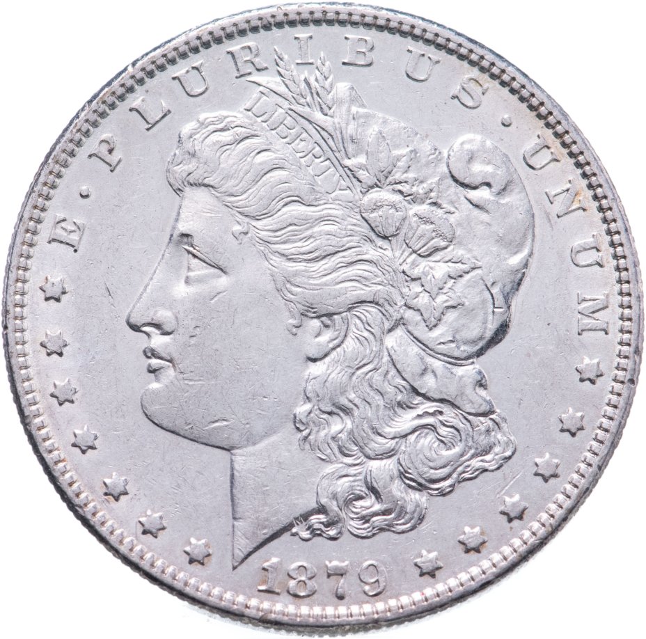 купить США 1 доллар (dollar) 1879 "Доллар Моргана" Без отметки монетного двора