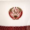 Купить Набор их двух бульонниц из Кремлёвского сервиза с гербом СССР, фарфор, деколь, золочение, Ленинградский фарфоровый завод (ЛФЗ), СССР, 1970-1980 гг.