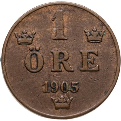 купить Швеция 1 эре (ore) 1905