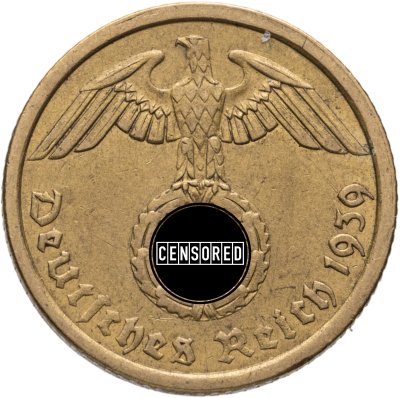 купить Германия, Третий рейх 10 рейхспфеннигов (reichspfennig) 1939