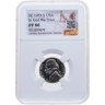 Купить США 5 центов (cents) 1973 S "Jefferson Nickel (Джефферсон)" в слабе DNC PF66