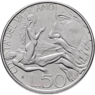 купить Ватикан 50 лир (lire) 1988