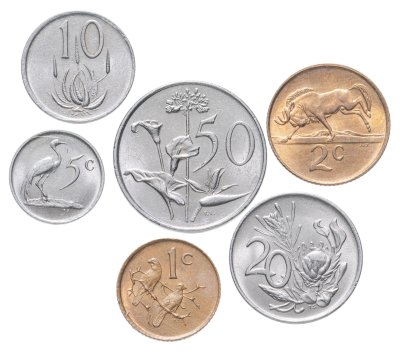 купить ЮАР, набор из 6 монет 1972-1990 годов