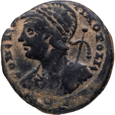 купить Римская Империя, император Константин Великий, AE [фоллис] 307-337 гг.: памятный выпуск в честь основания Константинополя