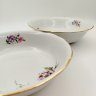 Купить Набор из 2-х салатников с цветочным декором, "Gebrüder Benedikt", фарфор, деколь, золочение, Чехословакия, 1960-1990 гг.