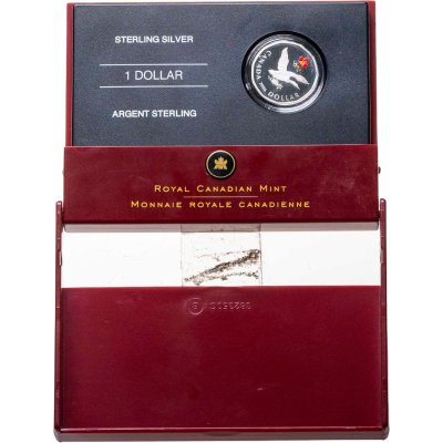 купить Канада 1 доллар 2006 XX зимние Олимпийские Игры, Турин 2006 в подарочном футляре с серитфикатом