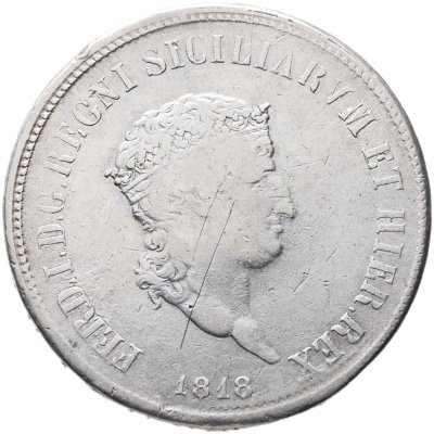 купить Италия, Королевство обеих Сицилий 120 грано 1818