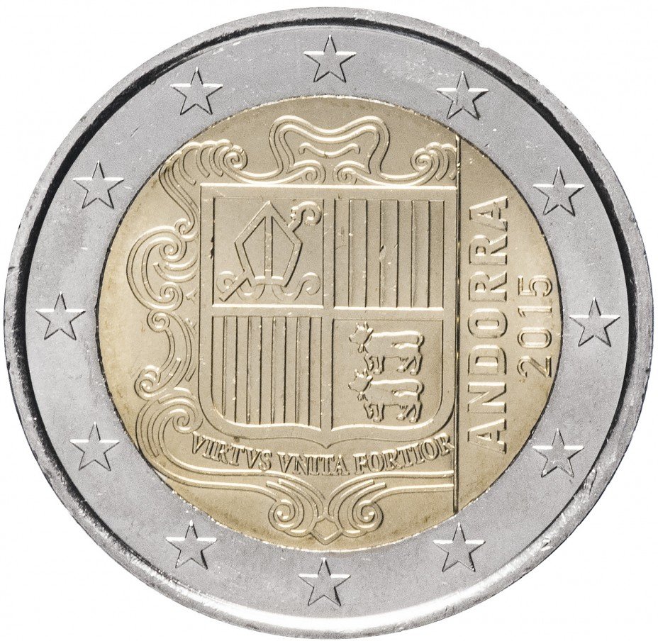 купить Андорра 2 евро 2015
