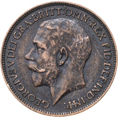 купить Великобритания 1 фартинг (farthing) 1915