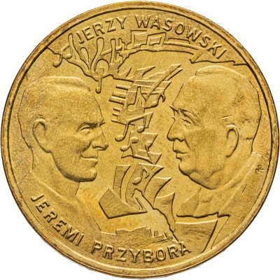 купить Польша 2 злотых 2011 "Иеремия Пржибора, Ежи Васовский (Jeremi Przybora, Jerzy Wasowski)"