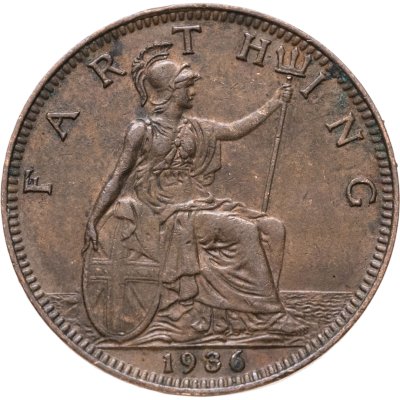 купить Великобритания 1 фартинг (farthing) 1936