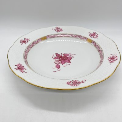 купить Тарелка суповая, выполненная в фирменном дизайне "Chinese Bouquet/Apponyi Purpur", фарфор, роспись, золочение, Herend (Херенд), Венгрия, 1960-1986 гг.