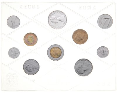 купить Италия годовой набор из 11 монет 1982