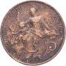 Купить Франция 5 сантимов (centimes) 1902
