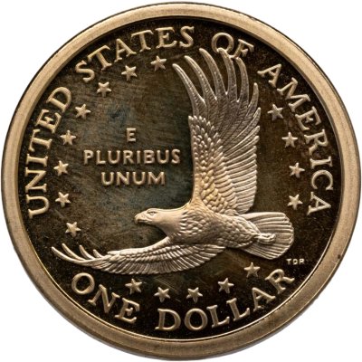 купить США 1 доллар (dollar) 2005 "Sacagawea dollar (Сакагавея доллар - парящий орёл)", знак монетного двора "S" - Сан-Франциско
