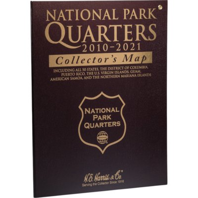 купить Альбом-Карта для монет 25 центов "Национальные парки" (Whitman, США)