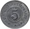 Купить Германия "Пирмазенс"  5 пфеннигов 1917 нотгельд