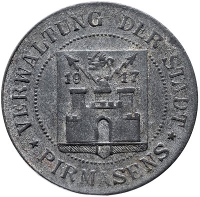 купить Германия "Пирмазенс" 5 пфеннигов 1917 нотгельд