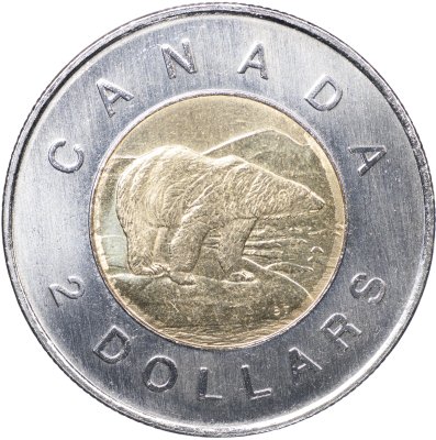 купить Канада 2 доллара 2012 [KM#496] "Белый медведь"