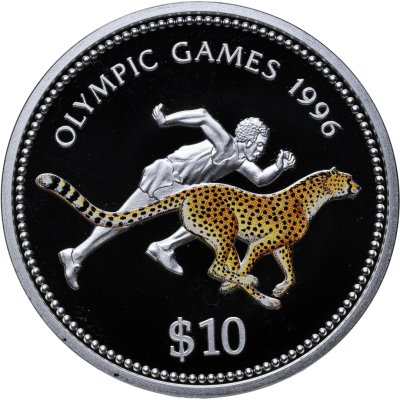 купить Намибия 10 долларов 1996 Игры XXVI летней Олимпиады Атланта-1996