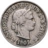 Купить Швейцария 5 раппенов (rappen) 1901
