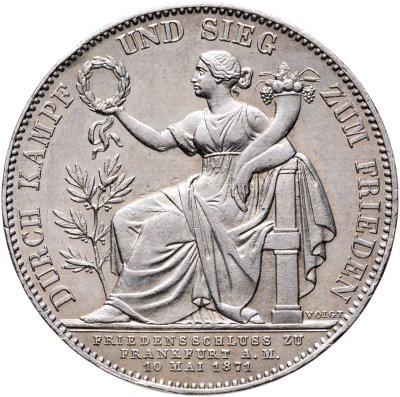 купить Германия (Бавария) 1 союзный талер 1871 "Победа во Франко-прусской войне"