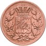 Купить Германия, Бавария 2 пфеннига 1863