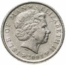 Купить Остров Мэн 5 пенсов (pence) 2001 AA