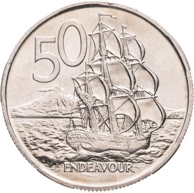 купить Новая Зеландия 50 центов (cents) 1967