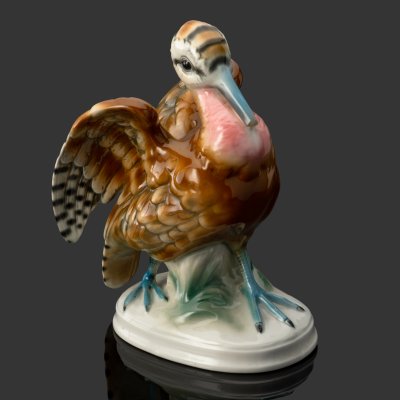 купить Статуэтка "Птица", фарфор, роспись, Unterweissbach Werkstätten (Унтервайсбах), Германия, 1956-1962 гг.