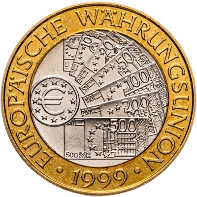 купить Австрия 50 шиллингов (shillings) 1999 "Европейский валютный союз"